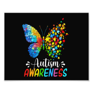 Foto Mariposa Conciencia del Autismo Lindo Arcoíris Col