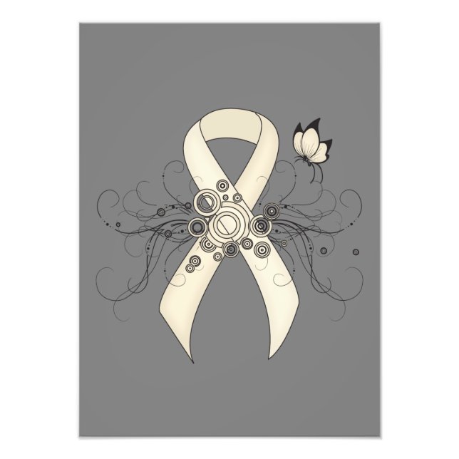 Foto Mariposa Pearl Awareness Ribbon (Frente)