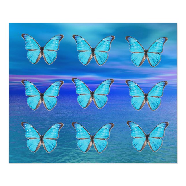 Foto Mariposas azules (Frente)