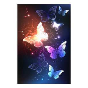 Foto Mariposas nocturnas brillantes