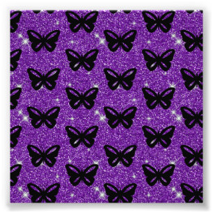 Foto Mariposas Purpurina Morada Vuelan Insectos Animale