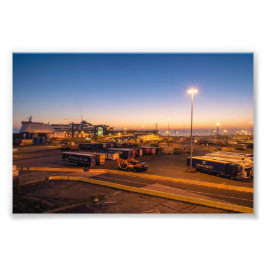 Foto marítima industrial del puerto de Hull al ata