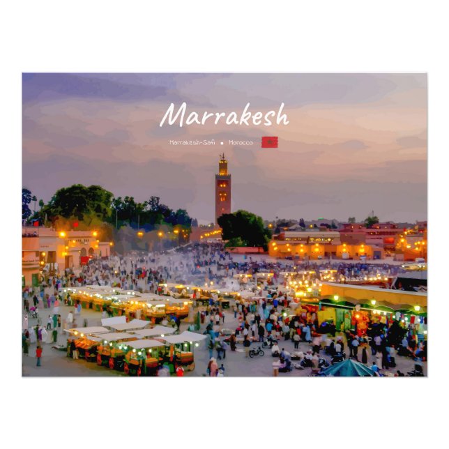 Foto Marrakech, Marruecos - Plaza Jemaa el Fnaa (Frente)