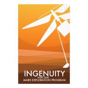 Foto Mars Helicopter Ingenuity Space art