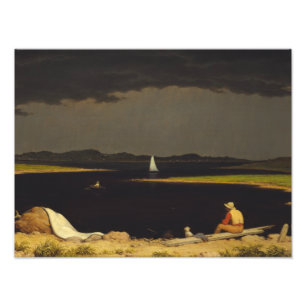 Foto Martin Johnson Heade - Acercándose a la tormenta e