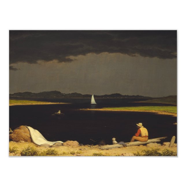 Foto Martin Johnson Heade - Acercándose a la tormenta e (Frente)