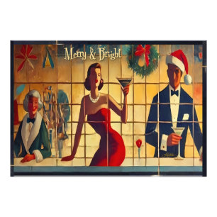 Foto Martini de última llamada de Nochebuena Retro 50