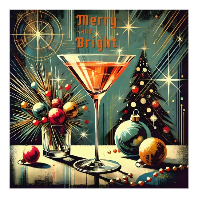 Foto Martini: Navidades merry y brillantes de los Retro (Frente)