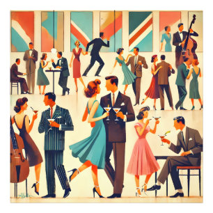 Foto Martinis Modernos De Mediados Del Siglo En El Club