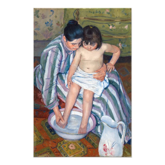 Foto Mary Cassatt - El baño del niño / El baño (Frente)