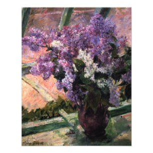 Foto Mary Cassatt - Lilas en una ventana