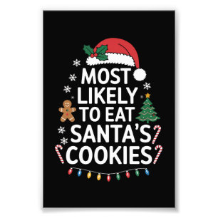 Foto Más Probable De Comer Las Galletas De Santa Navida