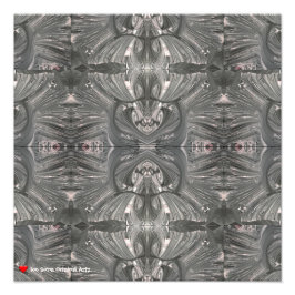 Foto Máscara tribal de abstración negra blanca 1