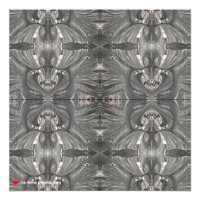 Máscara tribal de abstración negra blanca 4