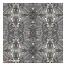 Máscara tribal de abstración negra blanca 4