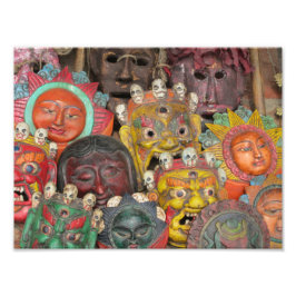 Foto Máscaras en Boudhanath, Katmandú, Nepal
