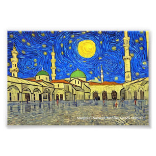 Foto Masjid al-Nabawi, Medina, Arabia Saudita en un Pos
