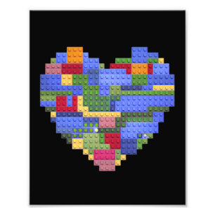 Foto Master Builder Block Ladrillo Building Heart Valen