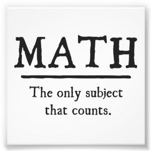 Foto Matemáticas, el único sujeto que cuenta