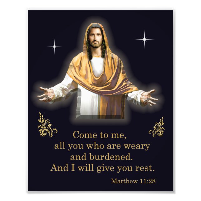 Foto Mateo 11:28 (Frente)