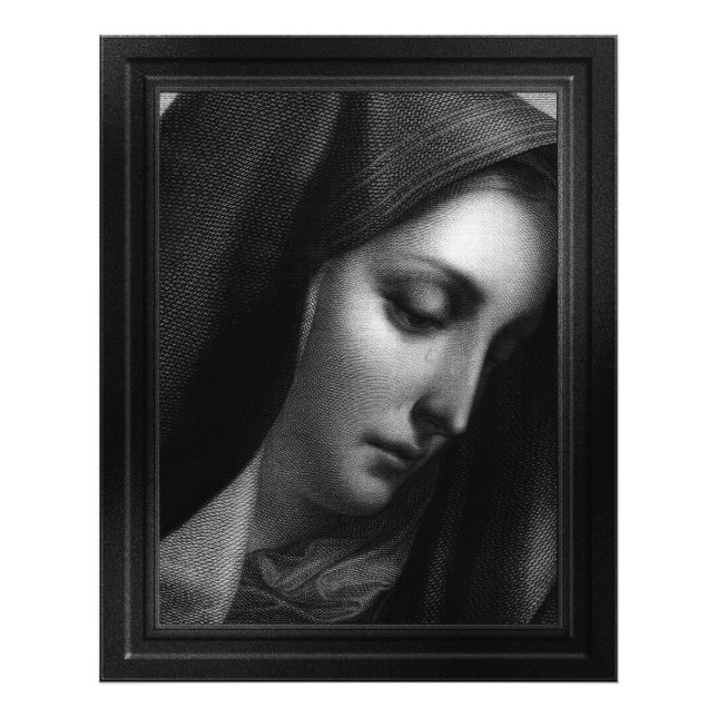 Foto Mater Dolorosa Engraving por Carlo Dolci (Frente)