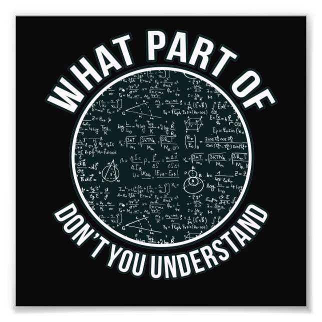 Foto Math Teacher Sarcasm Mathematics Maths Student (Frente)