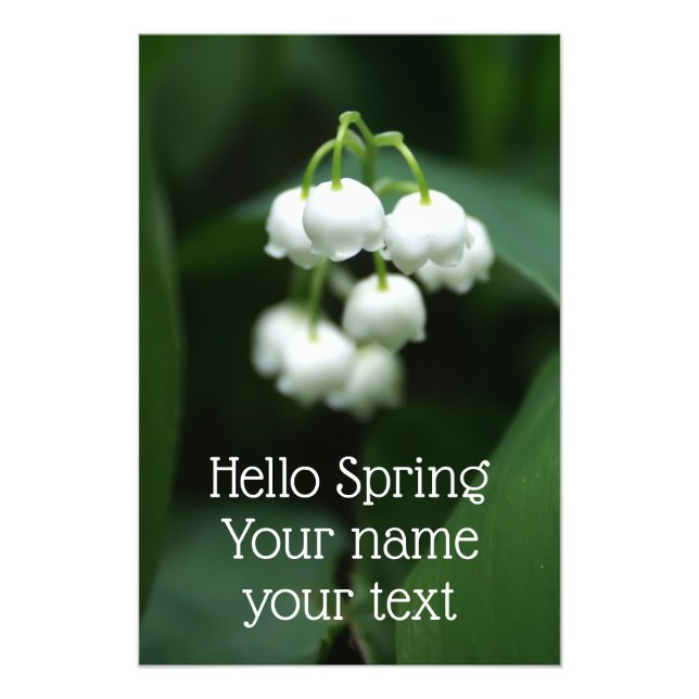 Foto Mayo de lirios blancos (Frente)