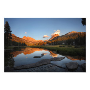 Foto McClure Meadow Sunset Alpenglow - John Muir Trail