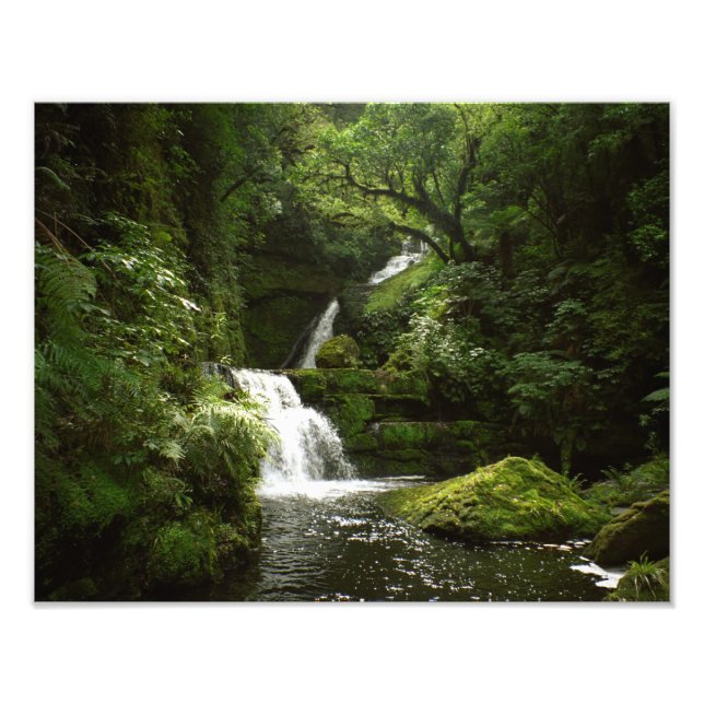 Foto McLean Falls South Island New Zealand (Frente)