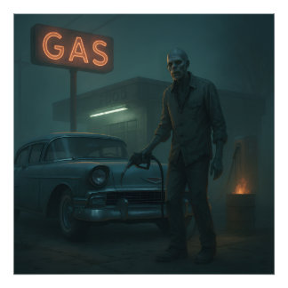 Foto MCM Zombie Gas Station Art