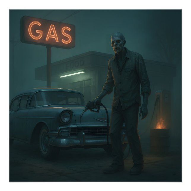 Foto MCM Zombie Gas Station Art (Frente)