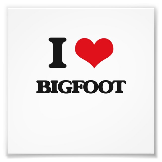 Foto Me encanta Bigfoot (Frente)