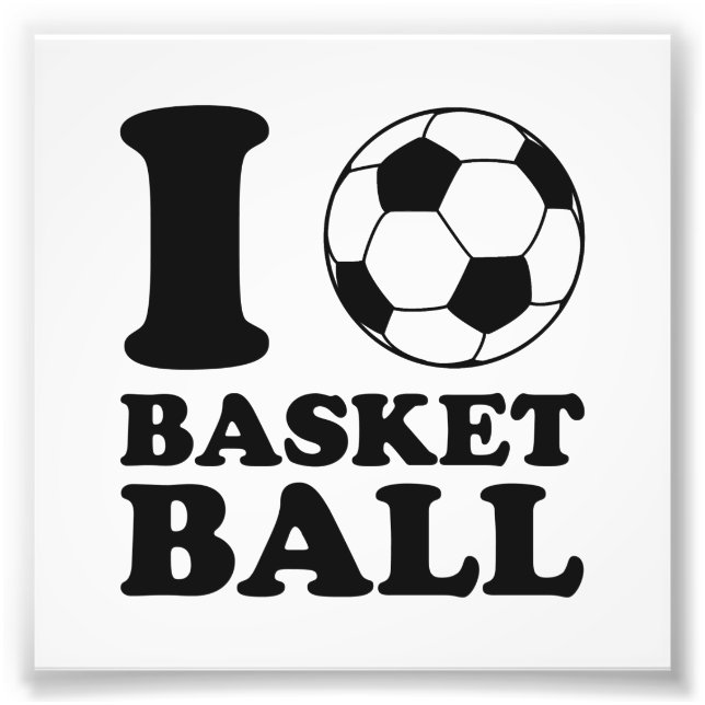 Foto Me encanta el baloncesto de baloncesto (Frente)