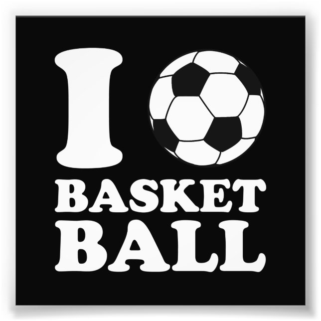 Foto Me encanta el baloncesto de baloncesto (Frente)