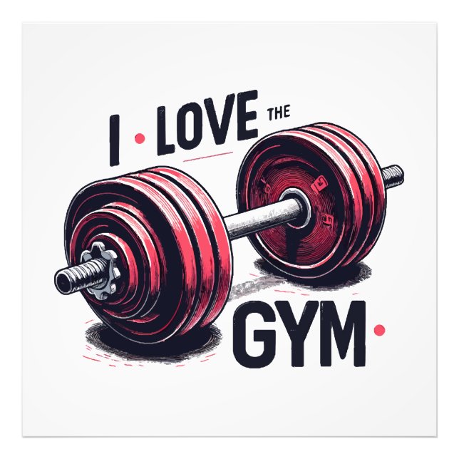 Foto Me encanta el gimnasio (Frente)