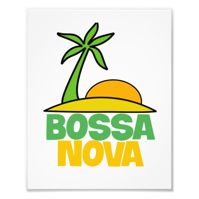 Foto Me encanta el regalo de Bossa Nova para los amante (Frente)