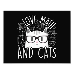 Foto Me Encantan Las Matemáticas Y Los Gatos Cuidados G