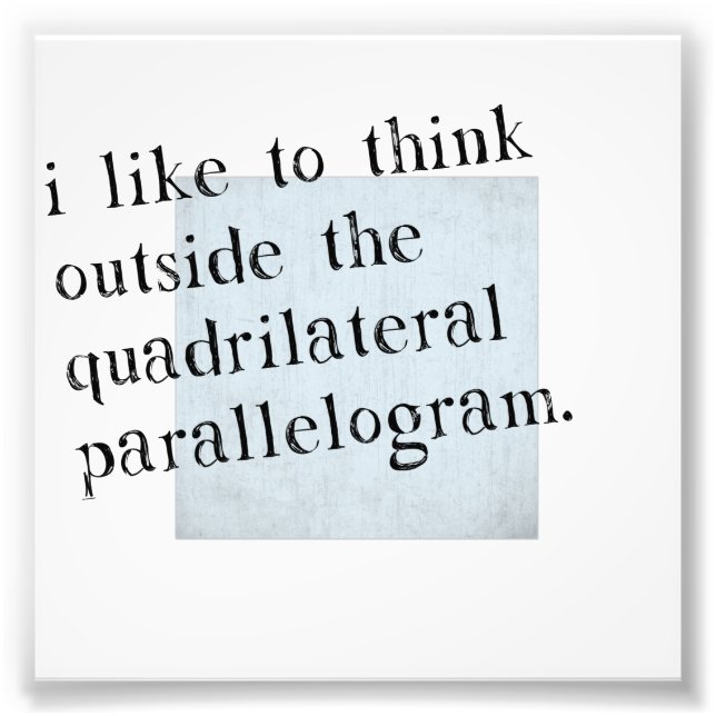 Foto Me Gusta Pensar Fuera De La Caja (Frente)