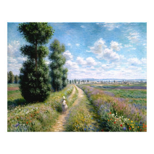 Foto Meadow con álamos