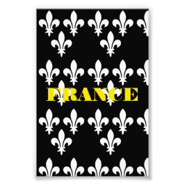 Foto Medieval France Heraldic Print Monochromatic Art