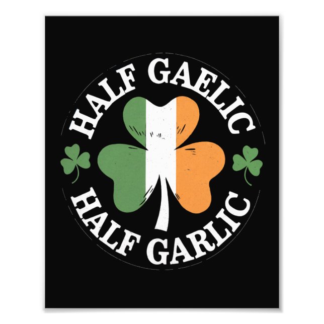 Foto Medio Gaélico Medio Ajo Irlandés St Patricks (Frente)