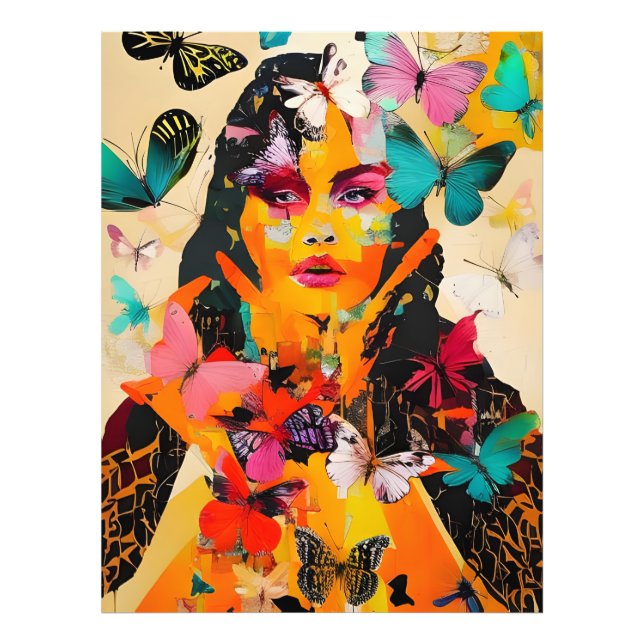 Foto Medios mixtos de mujeres y mariposas (Frente)