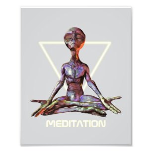 Foto Meditación. Extranjero en posición tranquila