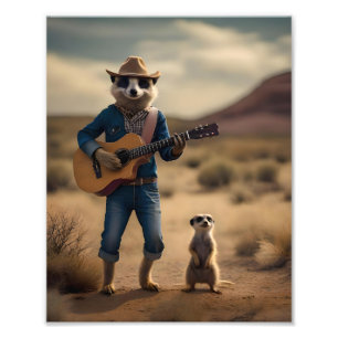 Foto Meerkat Duet: Juntos en armonía,
