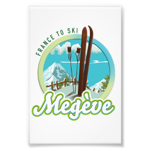 Foto Megève Francia logotipo de esquí