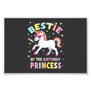 Foto Mejor amiga de la princesa del cumpleaños chica ha