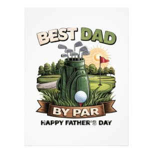 Foto Mejor Papá Por Par Papá Golf Divertido