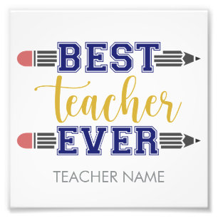Foto Mejor Profesor Personalizado - Regalo Personalizad