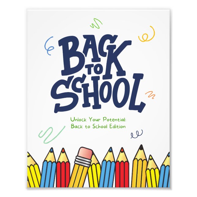 Foto Mejores niños Estudiantes posters educativos (Frente)