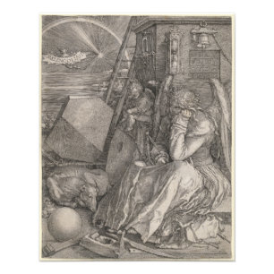 Foto Melancholia I, grabada por Albrecht Durer